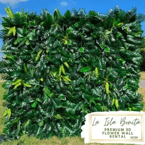 La Isla Bonita Flower Wall Rental