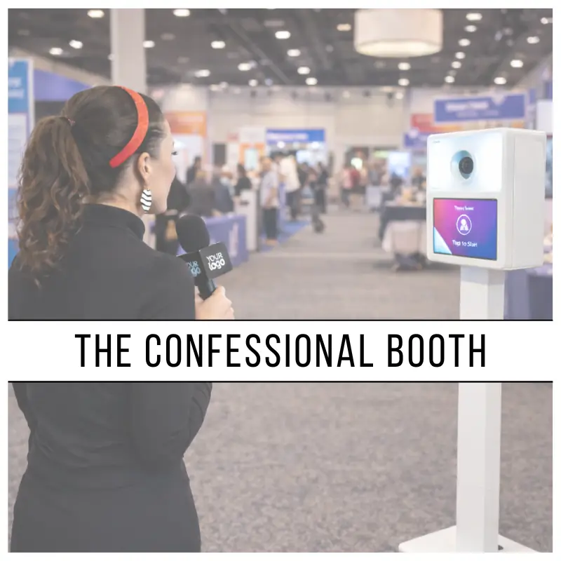 Confessional Booth photo booth package