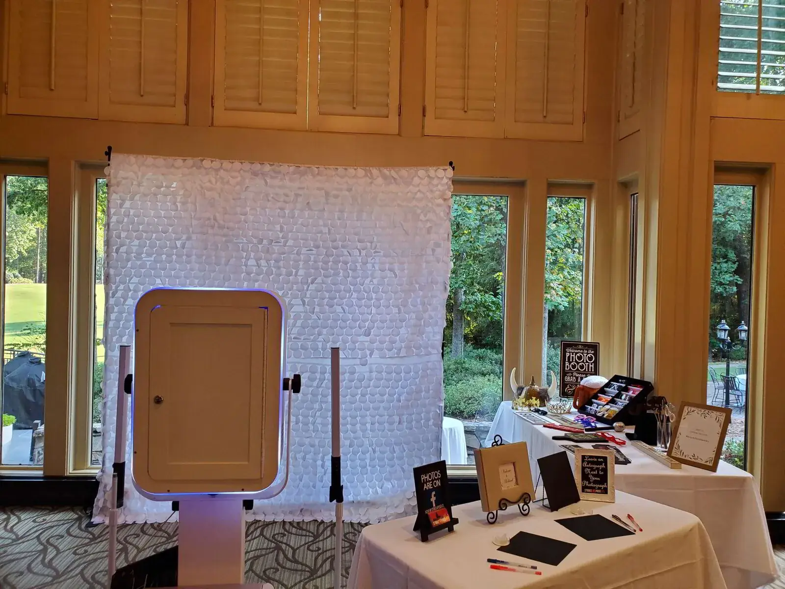 Iconic booth at Country Club of the South