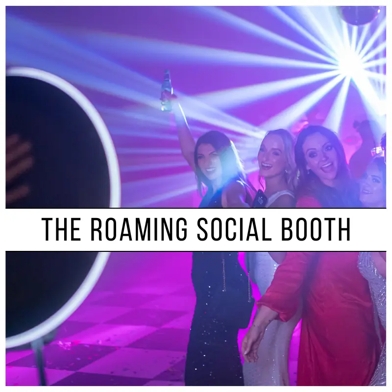 Roaming Social Booth photo booth package